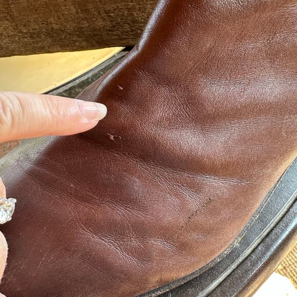 Nordstrom Handcrafted Italian Leather Sole Ankle Boots Womens 11 Soft Minimalist - Picture 4 of 16